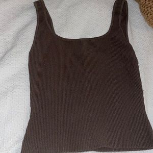 Aritzia Babaton Arjun Sculpt knit full length tank